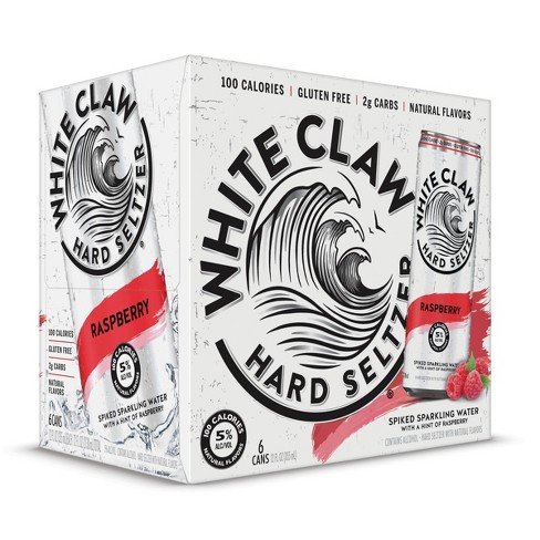 Order White Claw Hard Seltzer Raspberry food online from Yours Wholesome Foods store, New York on bringmethat.com
