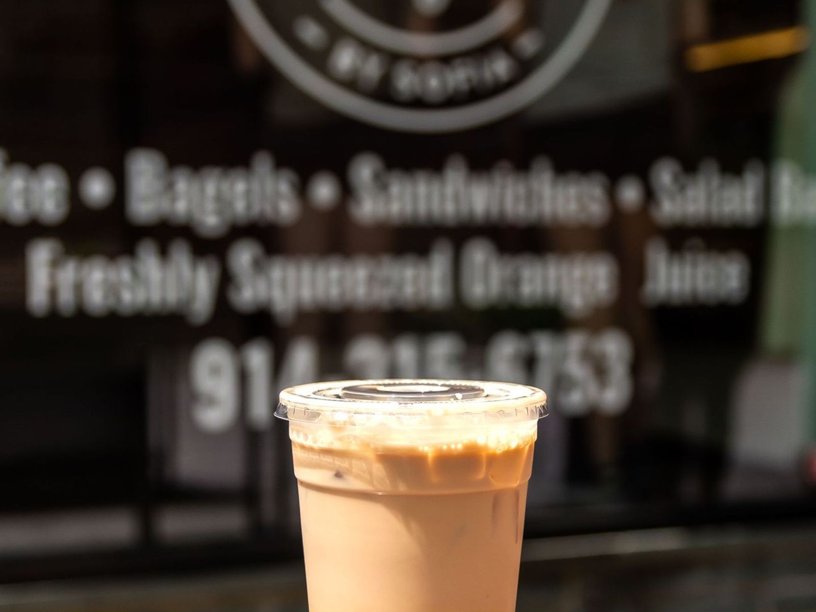 Order Latte food online from Bagels by Sofia store, Larchmont on bringmethat.com