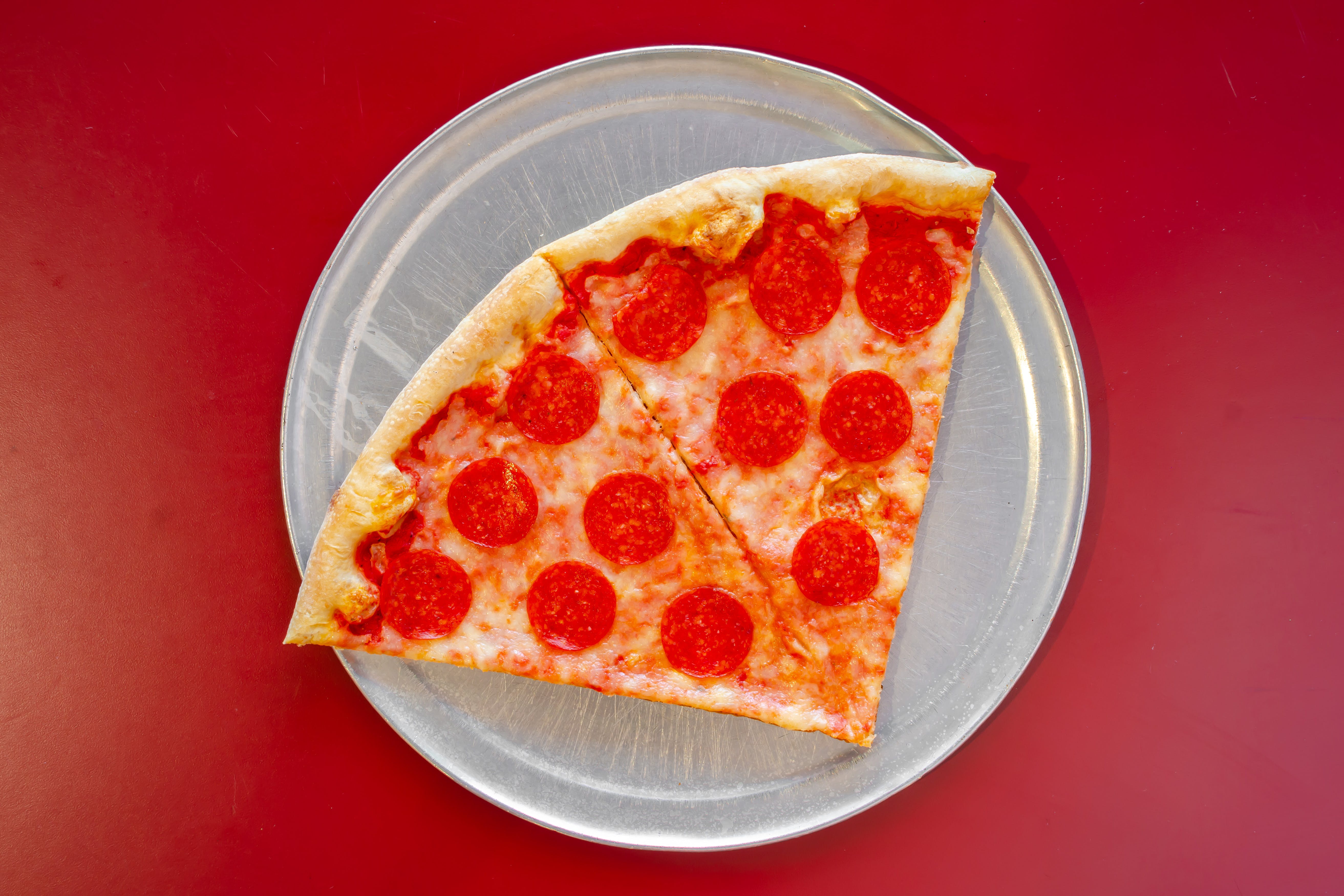 Order Pepperoni Pizza Slice - Slice food online from Francesca Pizza, Pasta & Grill store, Mt Laurel on bringmethat.com