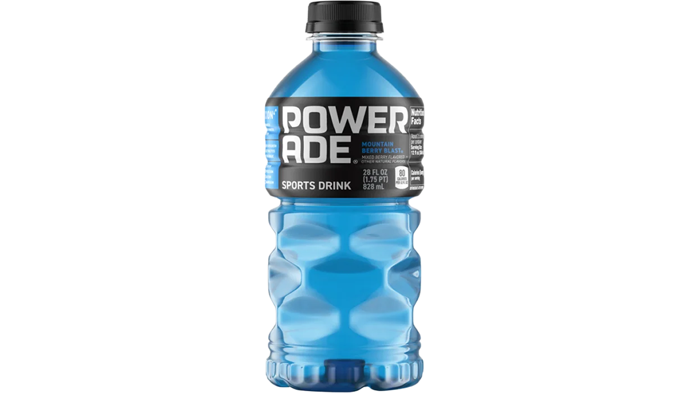 Order Powerade Mountain Blast 28oz food online from Chevron Extramile store, Fountain Valley on bringmethat.com