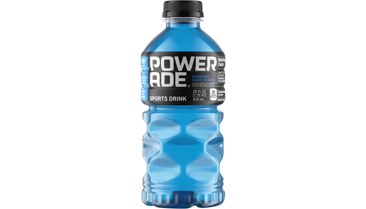 Order Powerade Mountain Blast 28oz food online from Chevron Extramile store, San Jose on bringmethat.com