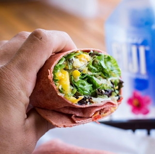 Order HAWAIIN BURRITO food online from Juiced Cafe store, Fall River on bringmethat.com
