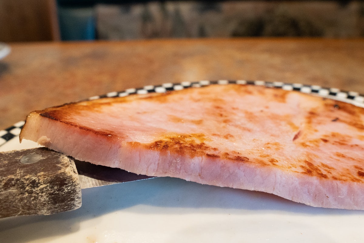 Order Hickory Smoked Ham Steak food online from Black Bear Diner store, Tucson on bringmethat.com