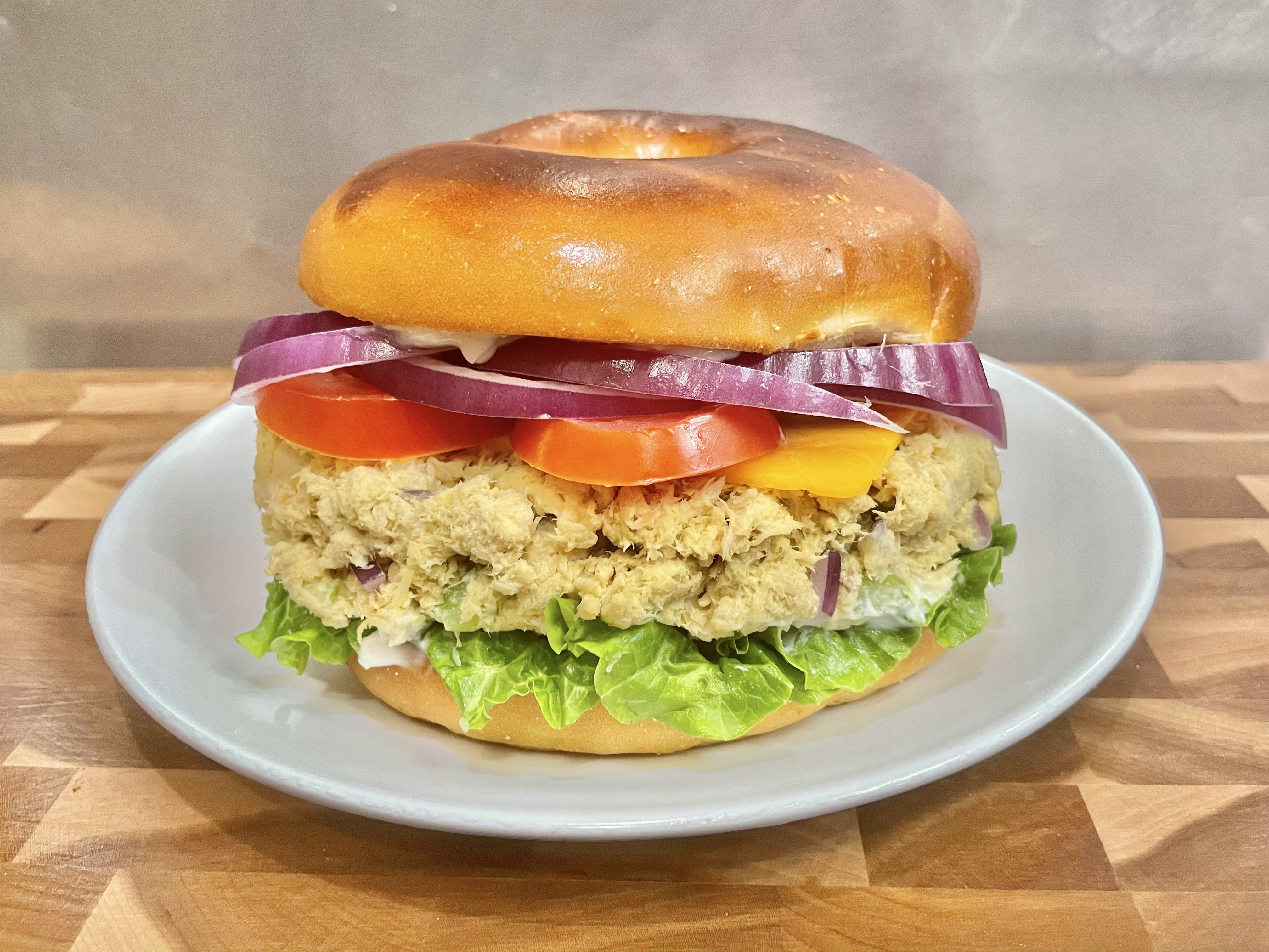 Order Tuna Salad Sandwich food online from Glaze Donuts And Bagel Sandwiches store, San Francisco on bringmethat.com