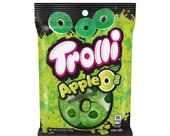 Order Trolli /Pouches (4.7 oz) Gummy Candy -Apple O's food online from Abc Discount Store store, San Diego on bringmethat.com