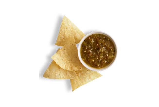 Order Chips & Tomatillo-Green Chili Salsa food online from Chipotle Mexican Grill store, Omaha on bringmethat.com