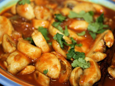 Order Mushroom Dish food online from The indian kitchen store, West Hollywood on bringmethat.com