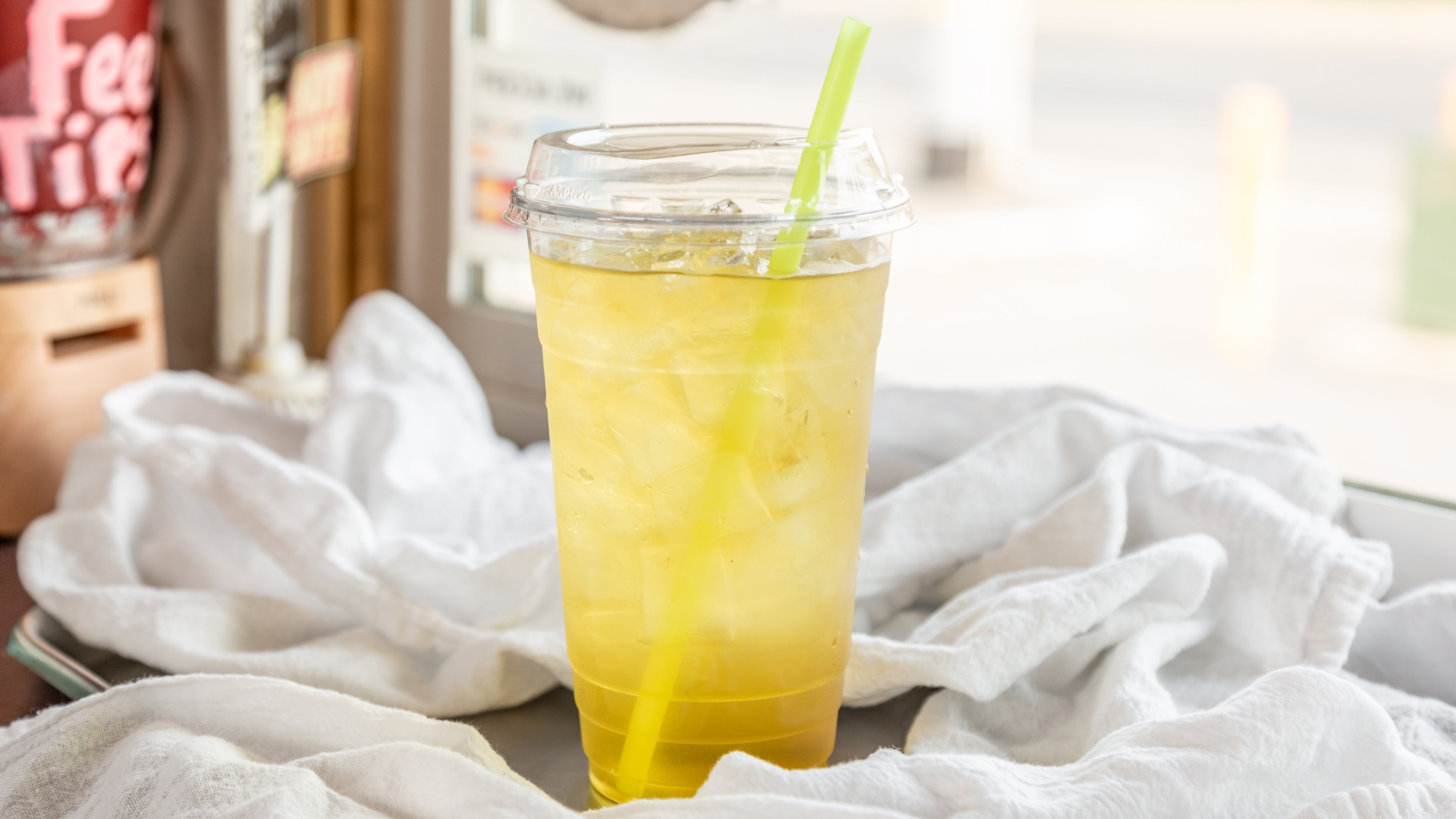 Order Green Tea Iced food online from New Brew Cafe store, North Highlands on bringmethat.com