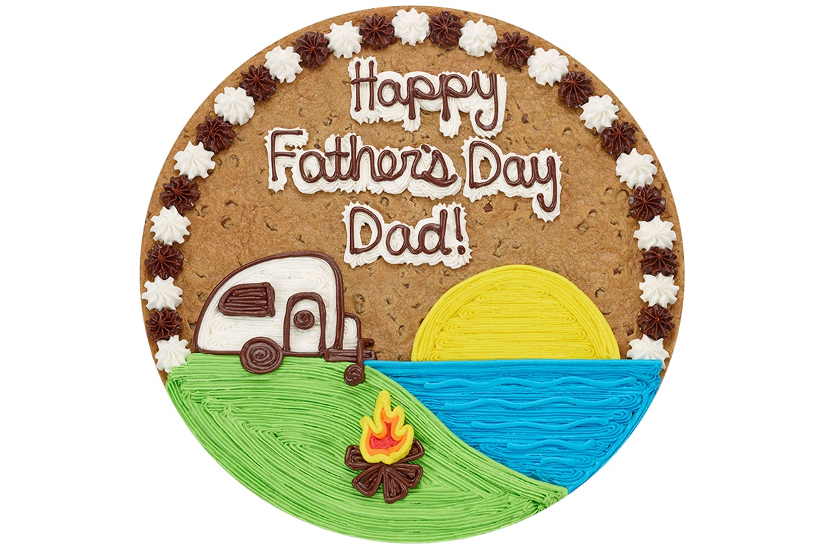 Order Happy Father's Day Dad Camping - HS2418 food online from Great American Cookies store, Hiram on bringmethat.com