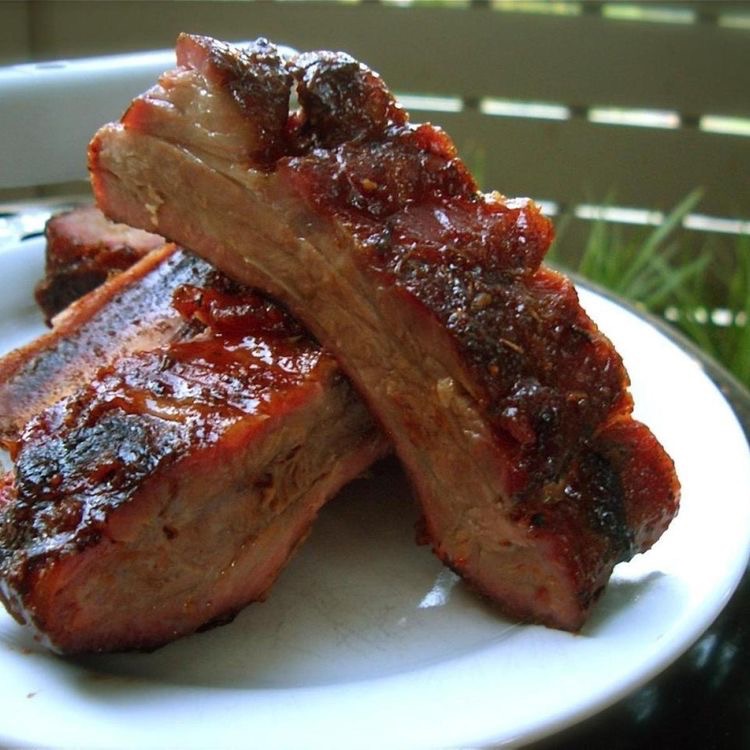 Order 1/4 Rack Ribs with Leg and Thigh food online from Nevada Chicken Cafe store, Las Vegas on bringmethat.com
