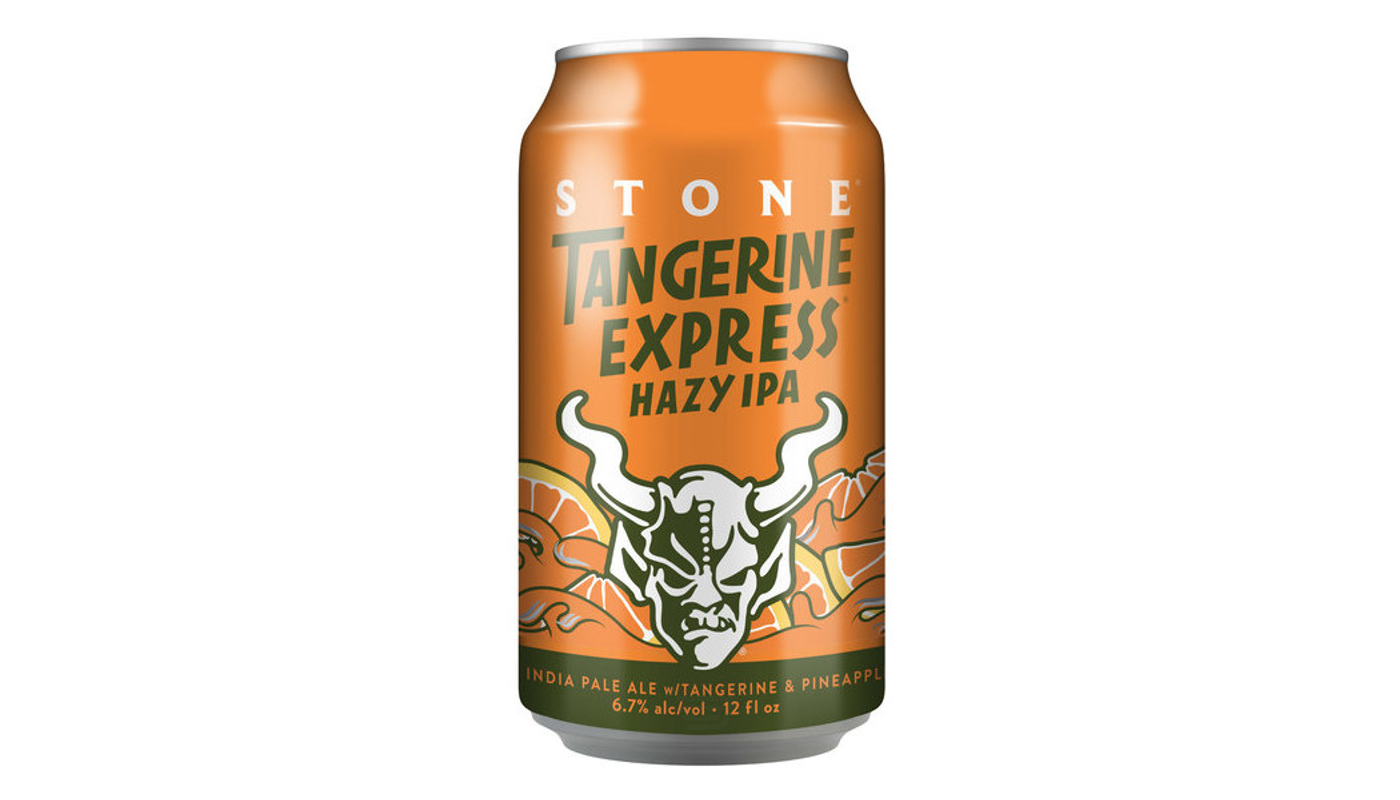 Order Stone Brewing Tangerine Express IPA 6 Pack 12 oz Cans 6.7% ABV food online from Plaza Market store, Baldwin Park on bringmethat.com