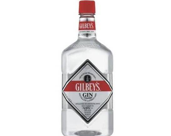 Order Gilbey's London Dry, 1.75L gin (40.0% ABV) food online from Cold Spring Liquor store, Liberty Hill on bringmethat.com
