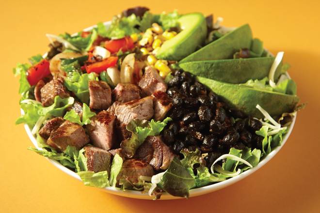 Order Spicy Steakhouse Salad food online from Savage Burrito store, Lubbock on bringmethat.com