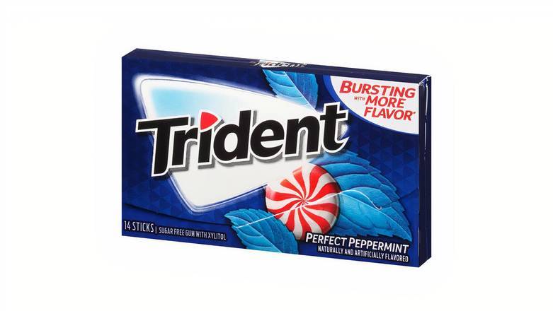 Order Trident Perfect Peppermint Sugar Free Gum, 14 Pieces food online from Mac On 4th store, Alton on bringmethat.com