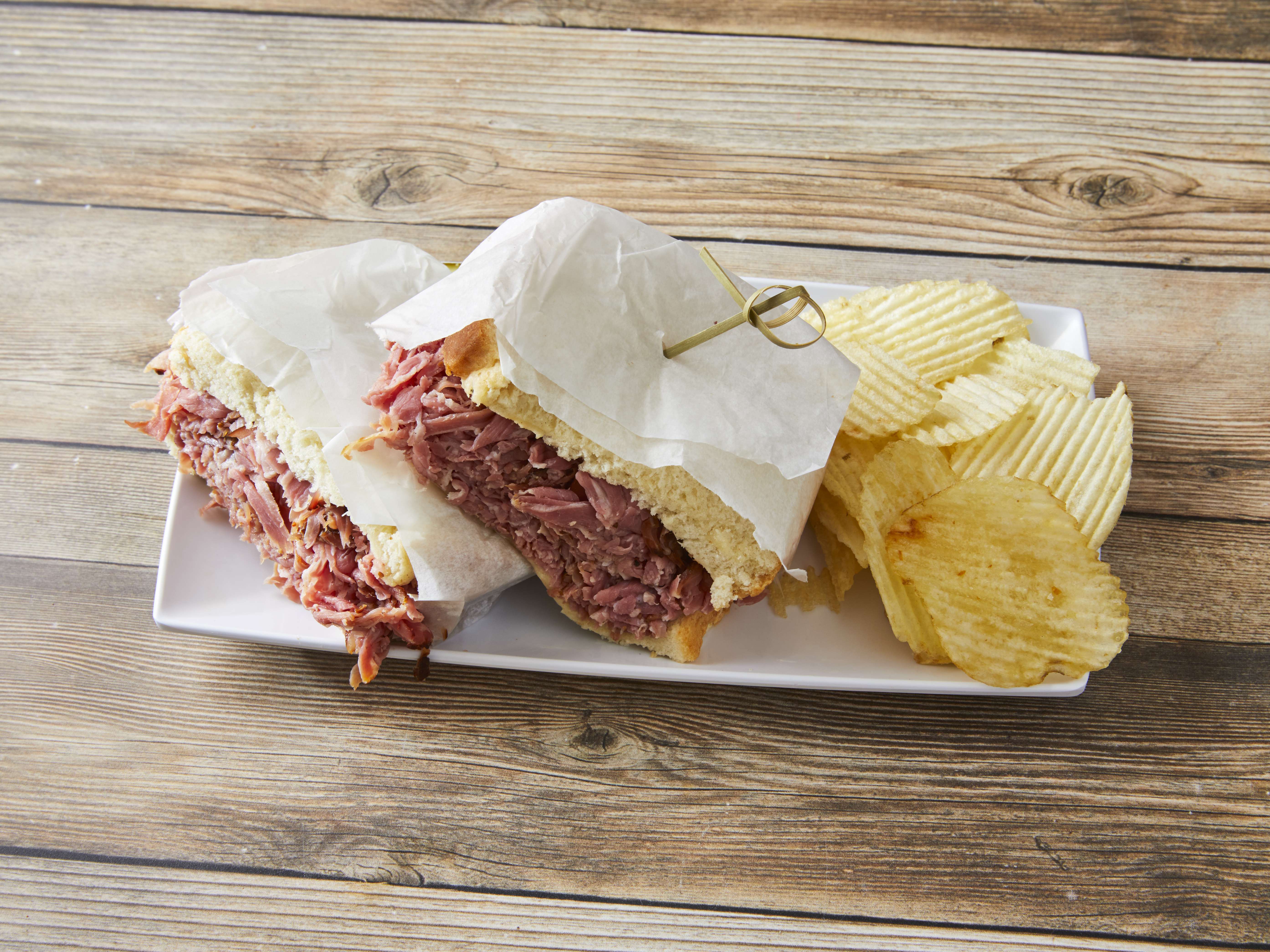 Order Corned Beef Sandwich food online from Jb's Deli, Inc. store, Chicago on bringmethat.com