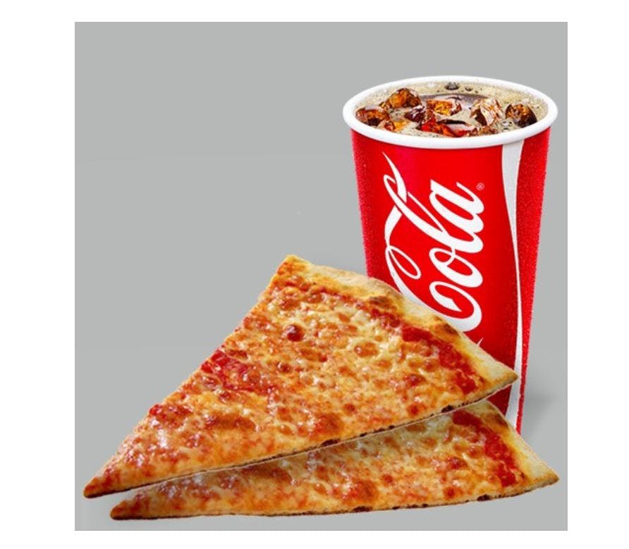 Order 2 Pizza Slices & Can of Soda Special - Special food online from Mingaliens Trattoria store, Natick on bringmethat.com