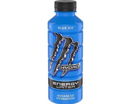 Order Monster Energy Hydro 20 ounce bottles Blue Ice  food online from Starway Liquor store, Bell Gardens on bringmethat.com