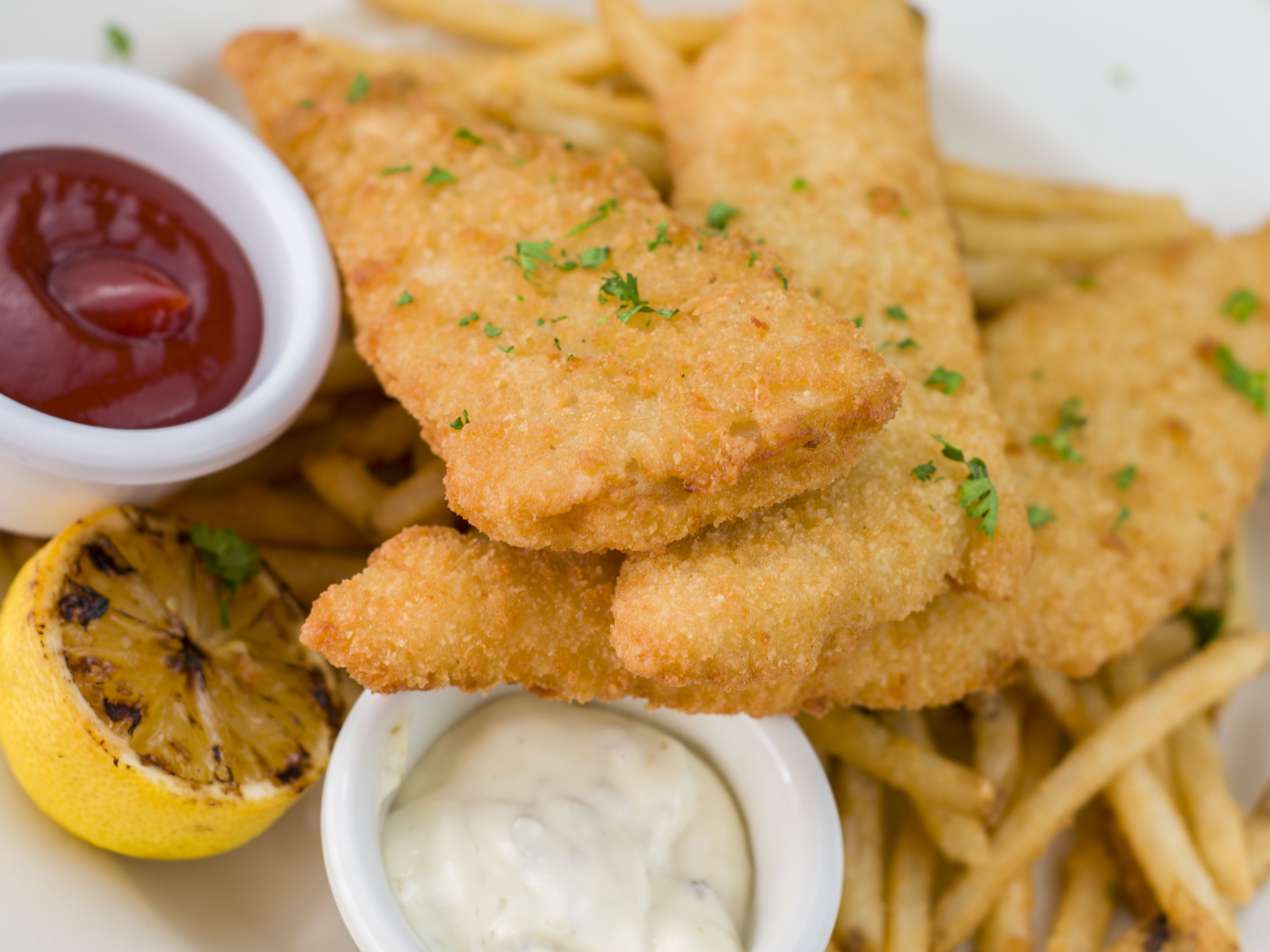 Order Fish & Chips food online from D.H. Lescombes Winery & Bistro store, Albuquerque on bringmethat.com