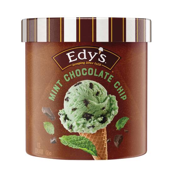 Order Edy's/Dreyer's Grand Mint Chocolate Chip Ice Cream, 1.5 Qt food online from CVS store, BRYAN on bringmethat.com