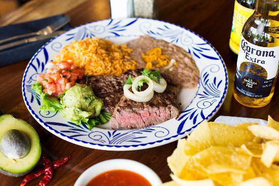 Order Carne Asada food online from Cristina's Fine Mexican Restaurant store, Murphy on bringmethat.com