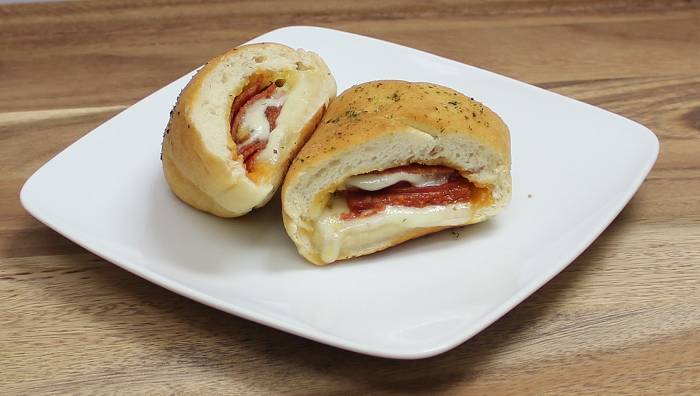 Order Pepperoni Stromboli (200cal) food online from Quickchek store, Franklin on bringmethat.com