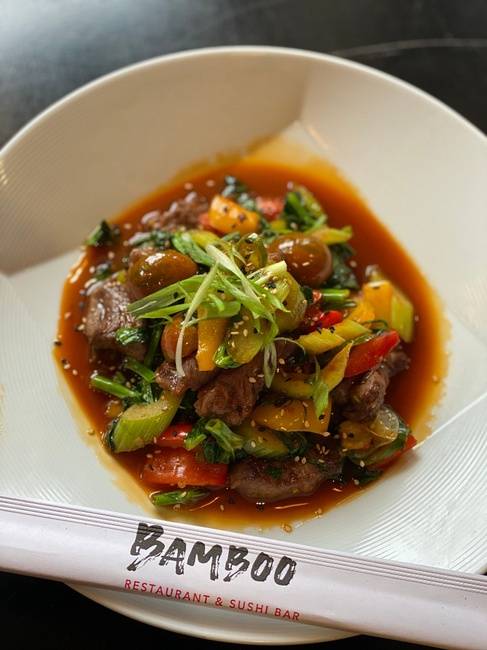 Order Mongolian Beef food online from Bamboo Restaurant store, Southampton on bringmethat.com