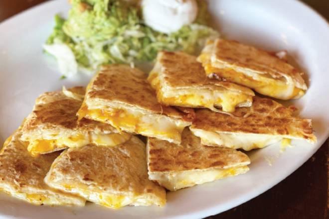 Order 3 Cheese Quesadilla food online from Uncle Julios Rio Grand Cafe store, Bethesda on bringmethat.com