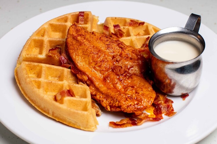Order Chicken & Waffle food online from Wild Eggs store, Carmel on bringmethat.com