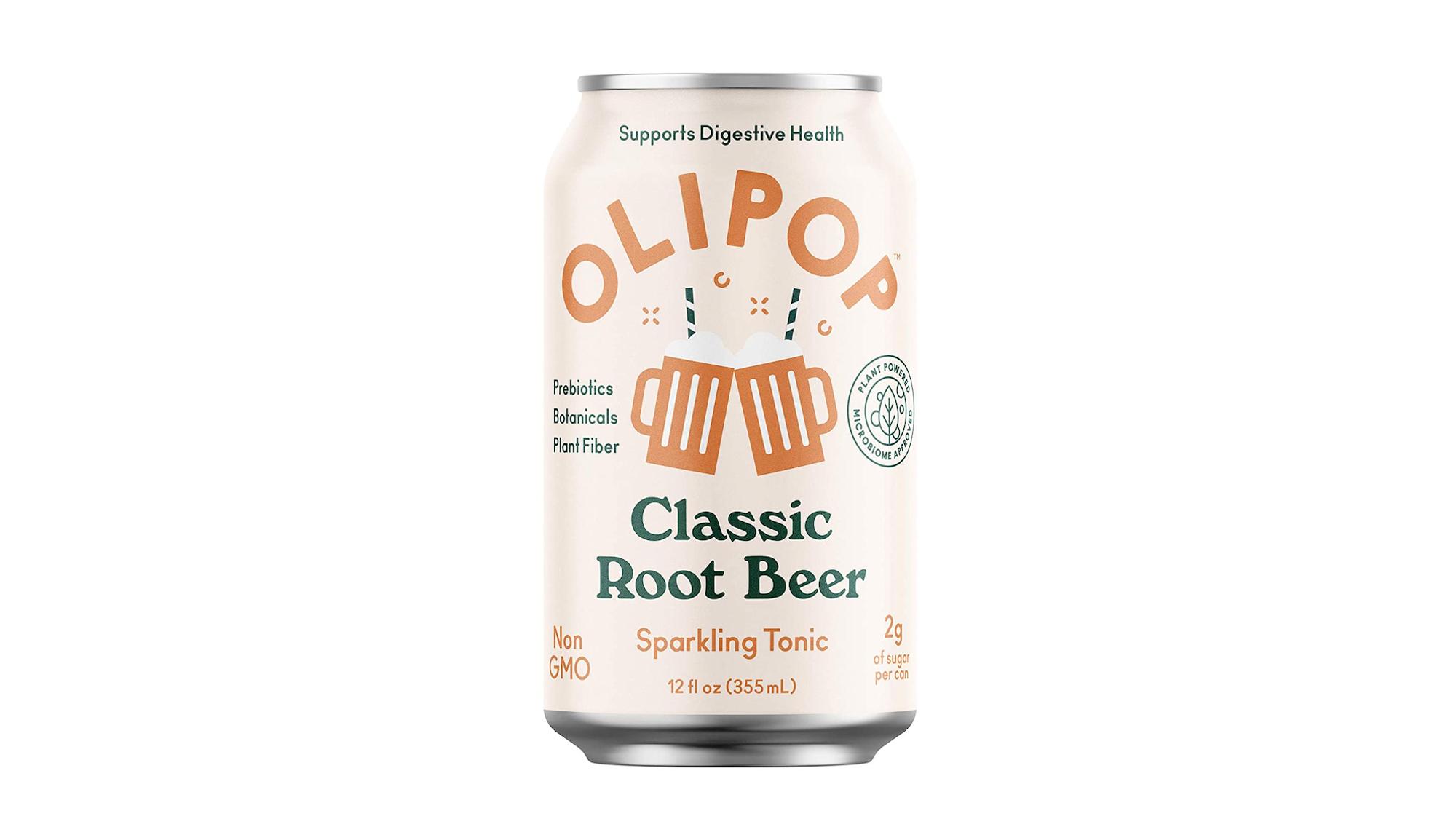 Order OLIPOP Classic Root Beer food online from Saucy Greens Salad Shop store, San Francisco on bringmethat.com