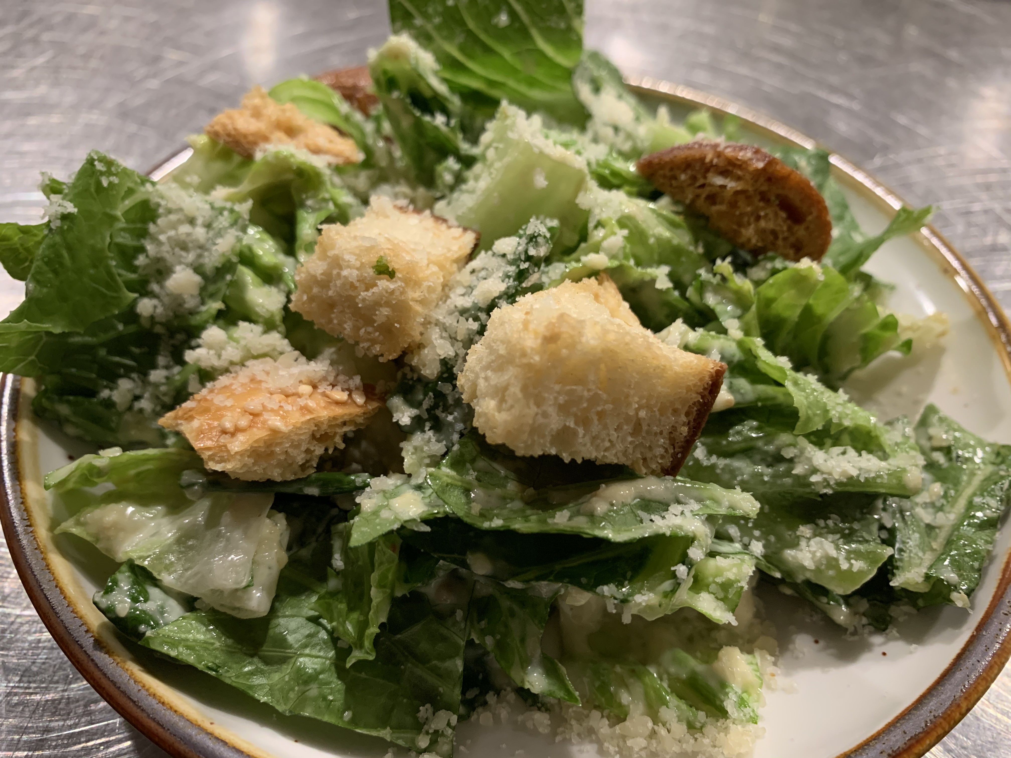 Order Small Caesar Salad food online from Trailside Tap store, Ankeny on bringmethat.com