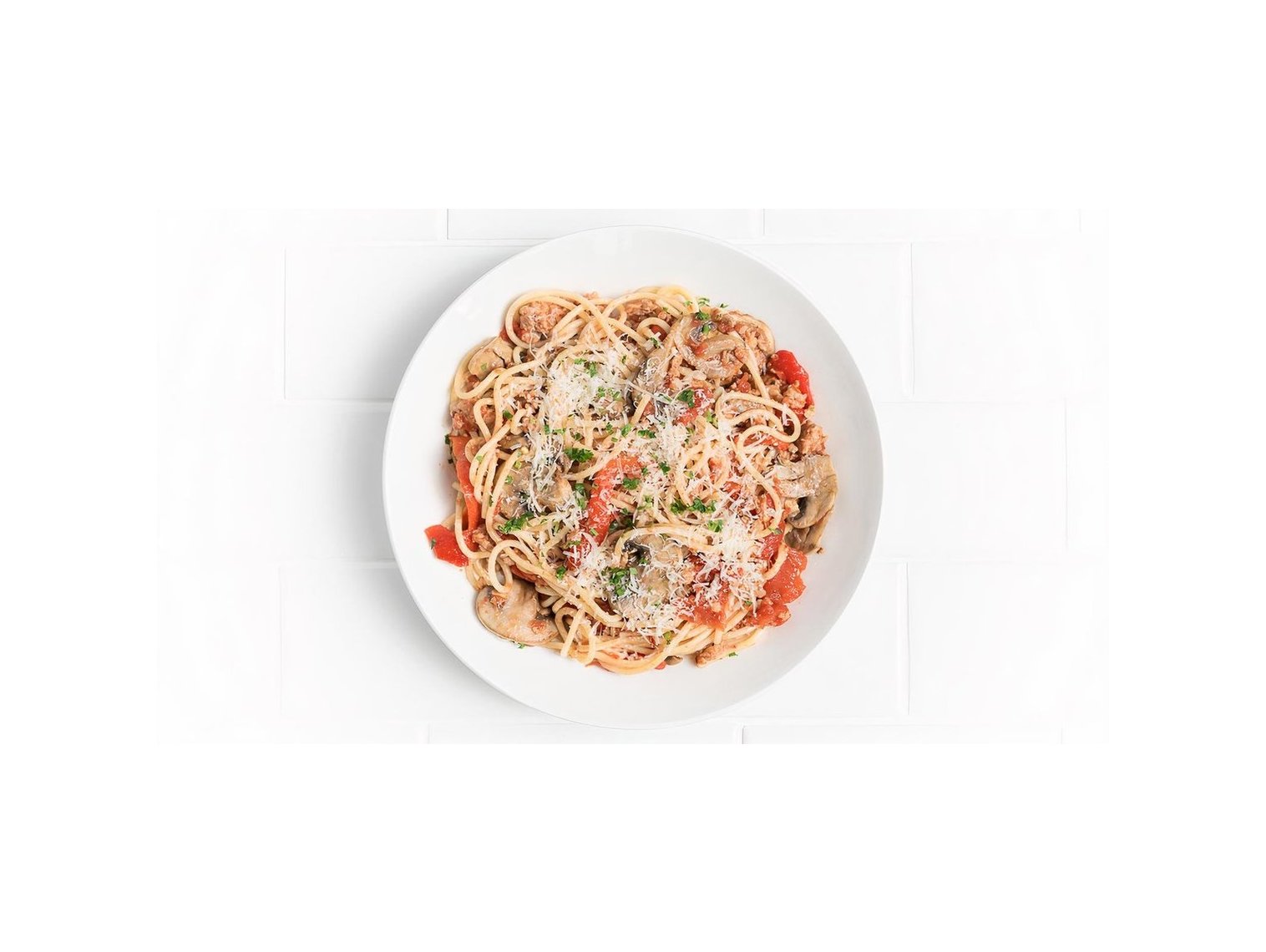 Order Spaghetti with Spicy Sausage food online from Pastini  store, Portland on bringmethat.com