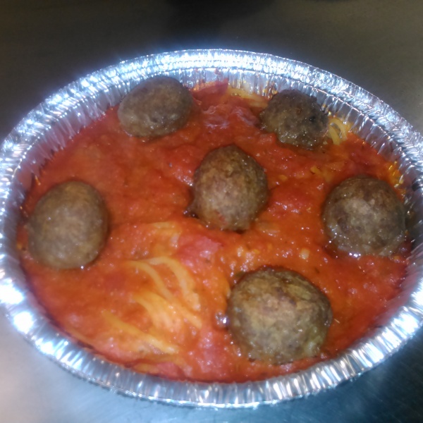 Order Spaghetti with Meatballs food online from The Champion Pizza store, Houston on bringmethat.com