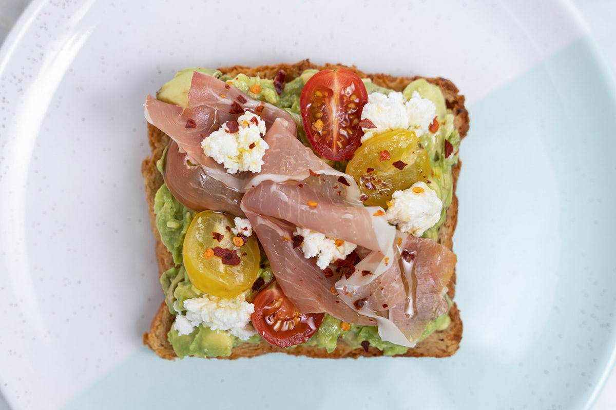 Order Avocado Toast with the Lot food online from Bluestone Lane Coffee store, San Francisco on bringmethat.com
