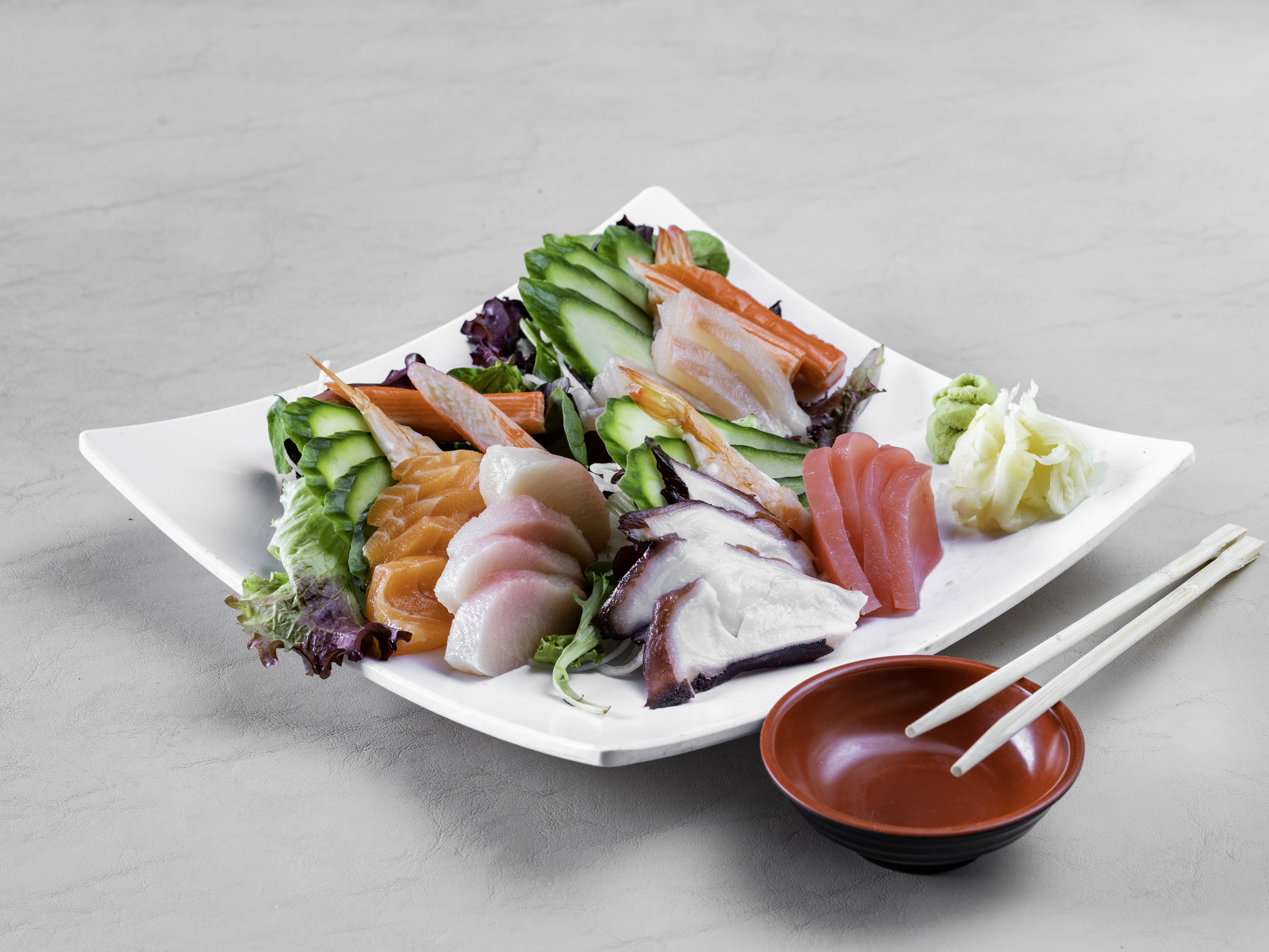 Order Sashimi Deluxe food online from Kai Japanese Sushi Restaurant store, San Antonio on bringmethat.com