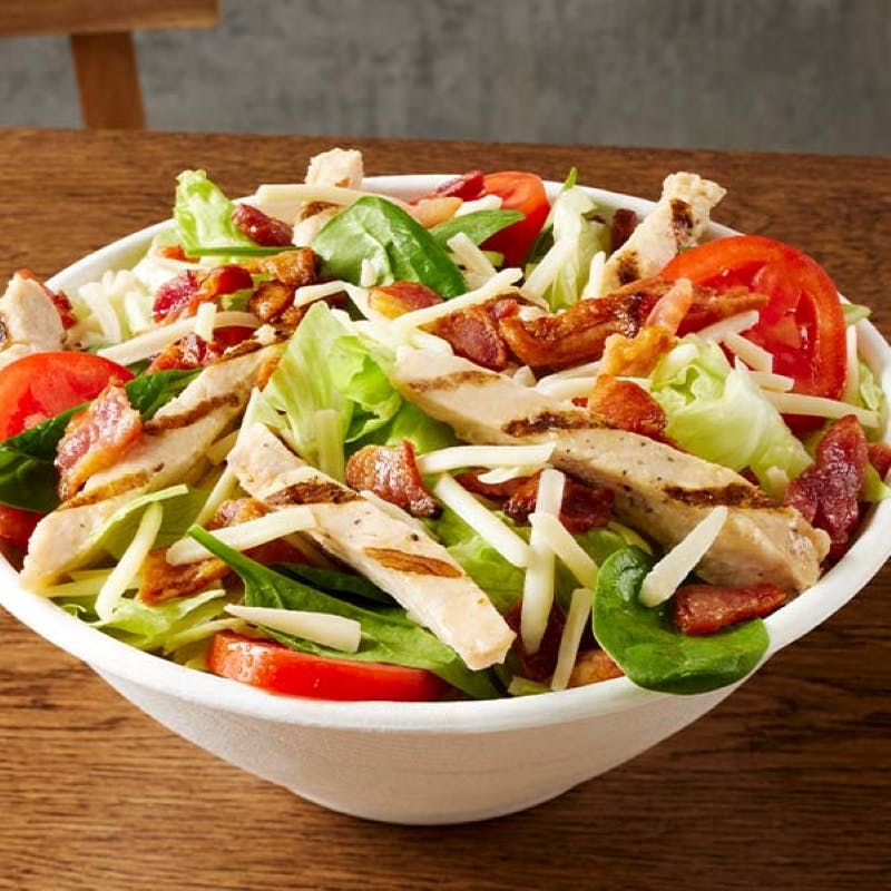 Order Chicken Bacon Ranch Salad - Entree food online from Donatos Pizza store, Hudson on bringmethat.com