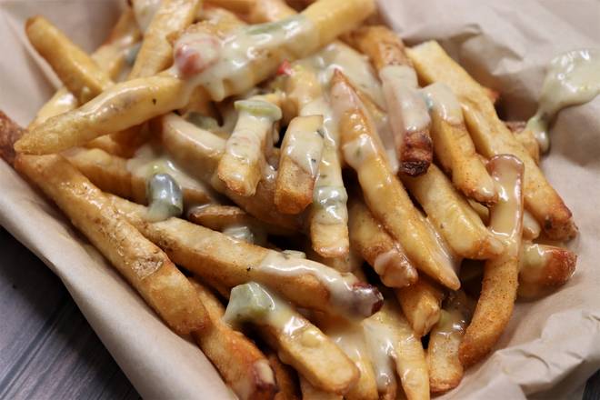 Order CHEESE FRIES food online from Pepperjax Grill store, Ames on bringmethat.com