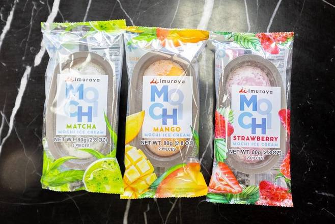 Order Mochi Ice Cream, Strawberry (2 pcs) food online from Sushi Obsession store, Vallejo on bringmethat.com