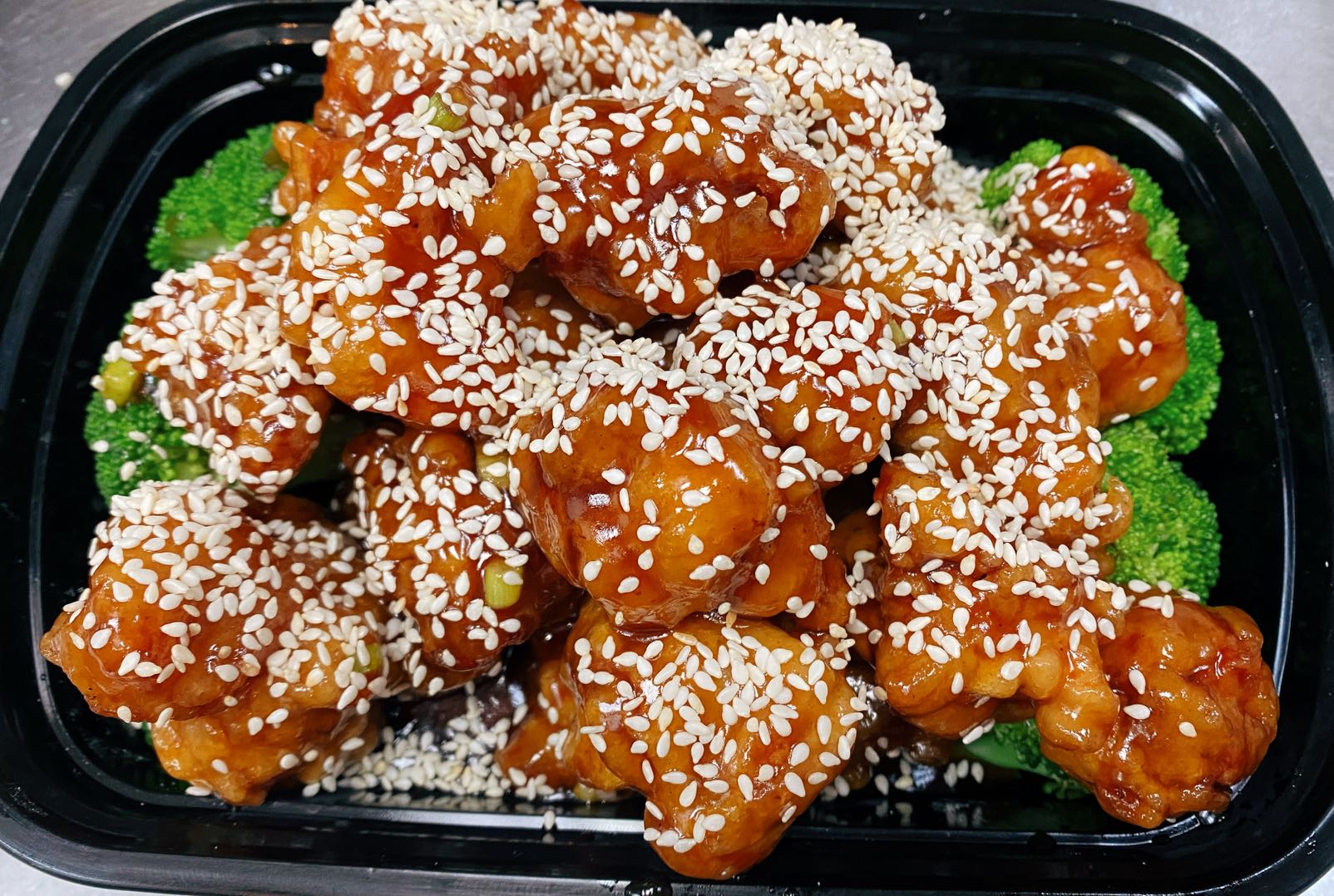Order Sesame Chicken food online from Pearl Chinese Restaurant store, Raleigh on bringmethat.com