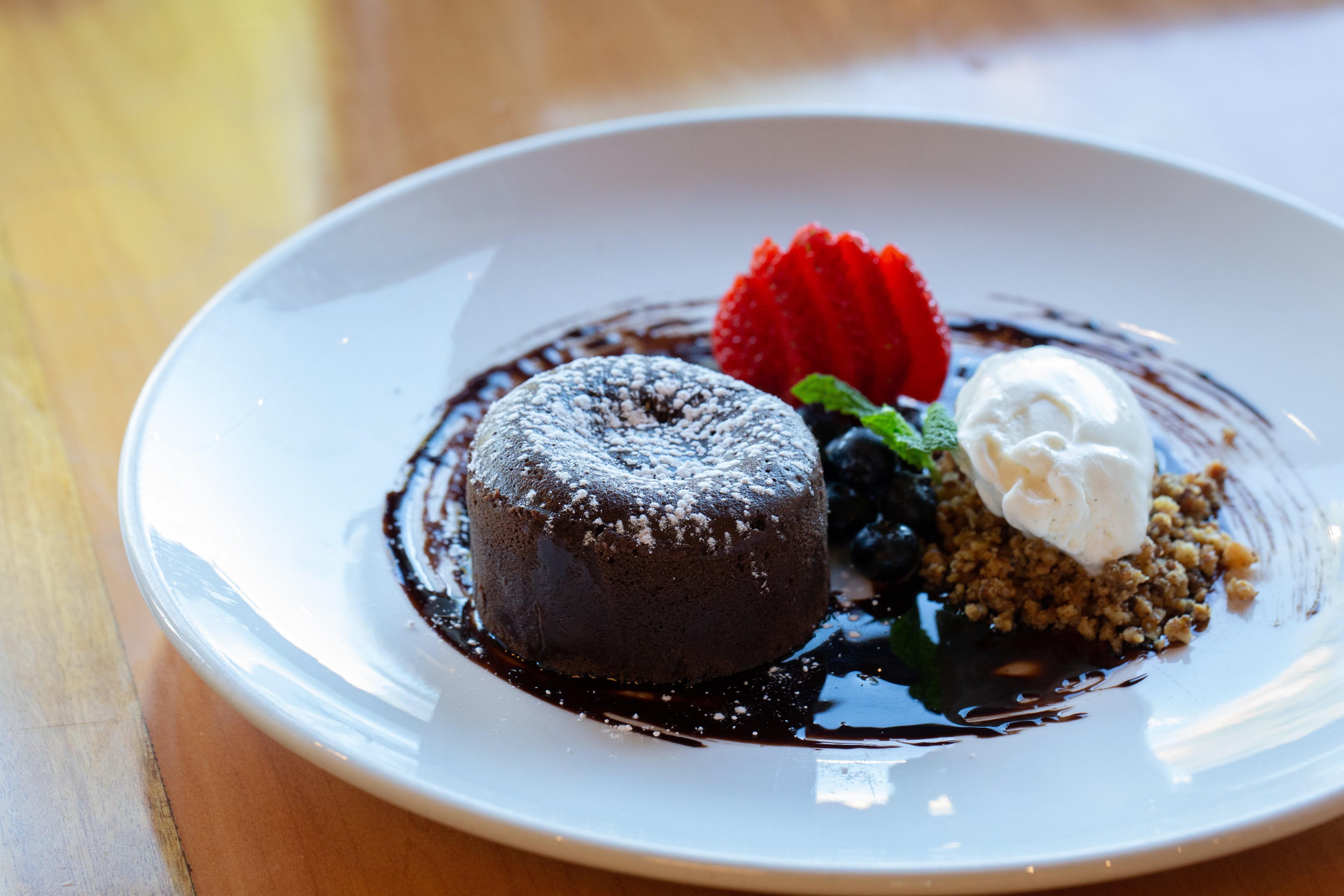 Order Molten Chocolate Cake food online from Cafe Murrayhill store, Beaverton on bringmethat.com