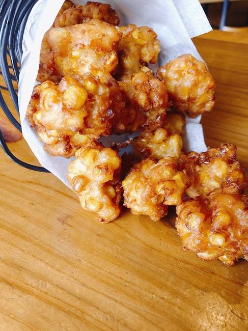 Order Corn Fritter food online from Aloy Modern Thai store, Denver on bringmethat.com