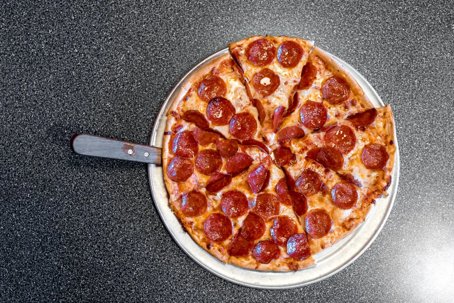 Order Triple Pepperoni Pizza food online from Bob & Luigi's store, Andover on bringmethat.com
