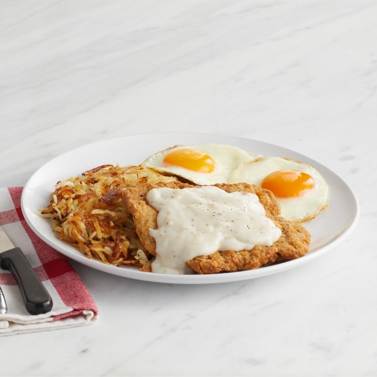 Order Country Fried Steak & Eggs food online from Country Kitchen store, Chadron on bringmethat.com
