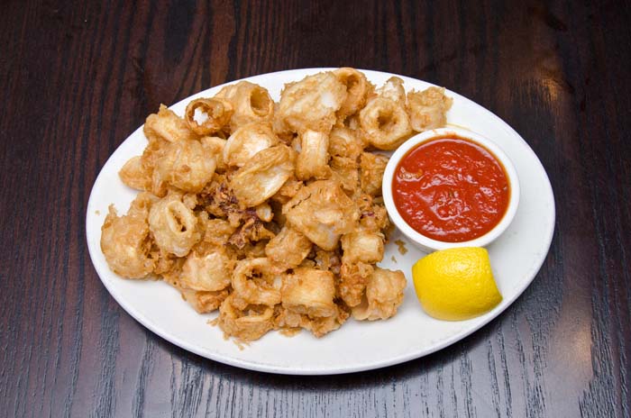 Order Golden Fried Calamari food online from Casa Calamari store, Brooklyn on bringmethat.com
