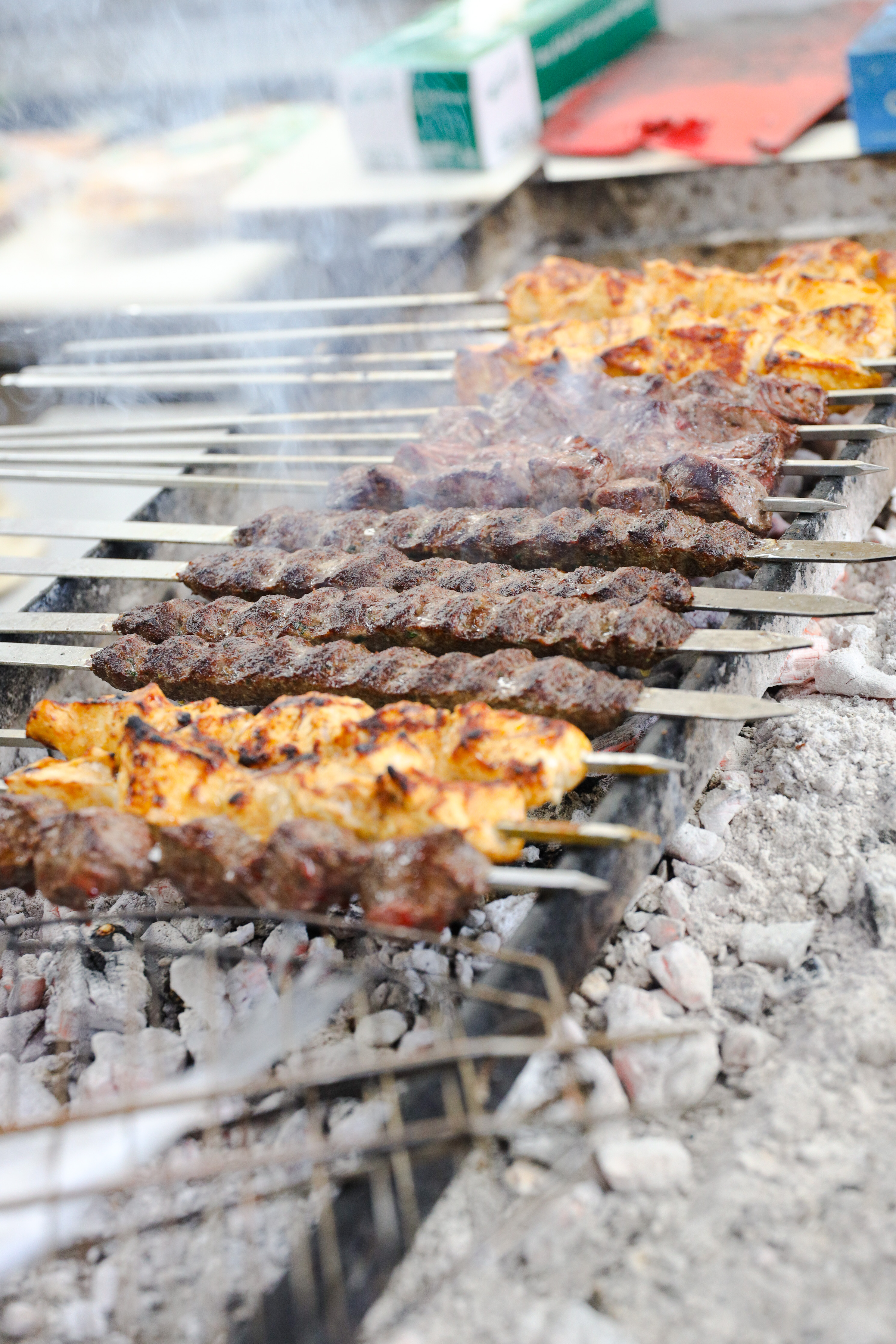 Order Beef Kabob food online from Basha Grill store, Dearborn Heights on bringmethat.com