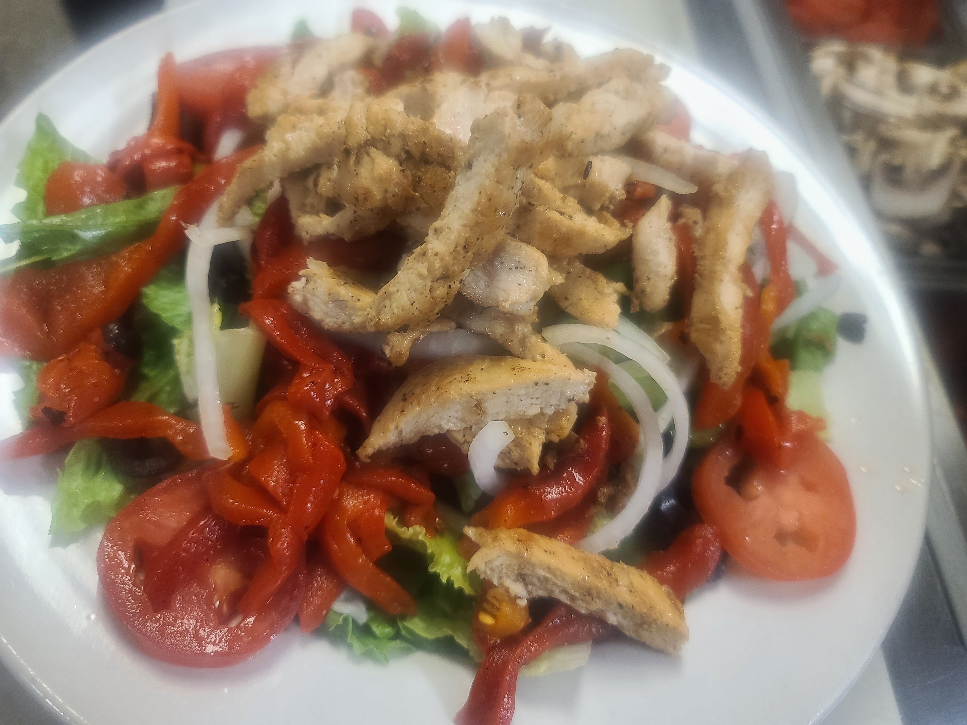 Order Grilled Chicken Salad - Salad food online from Brother Pizza Pasta & Sub store, Harrisonburg on bringmethat.com