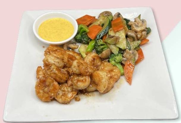 Order Shrimp Hibachi Dinner (12 Pcs) food online from Green Basil Asian Fusion Restaurant store, Lilburn on bringmethat.com