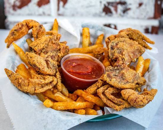 Order Fried Soft-Shell Crab Basket food online from The Boiling Crab store, Washington on bringmethat.com