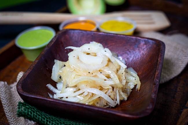 Order ~ Side Caramelized Onions food online from Guasaca store, Durham on bringmethat.com