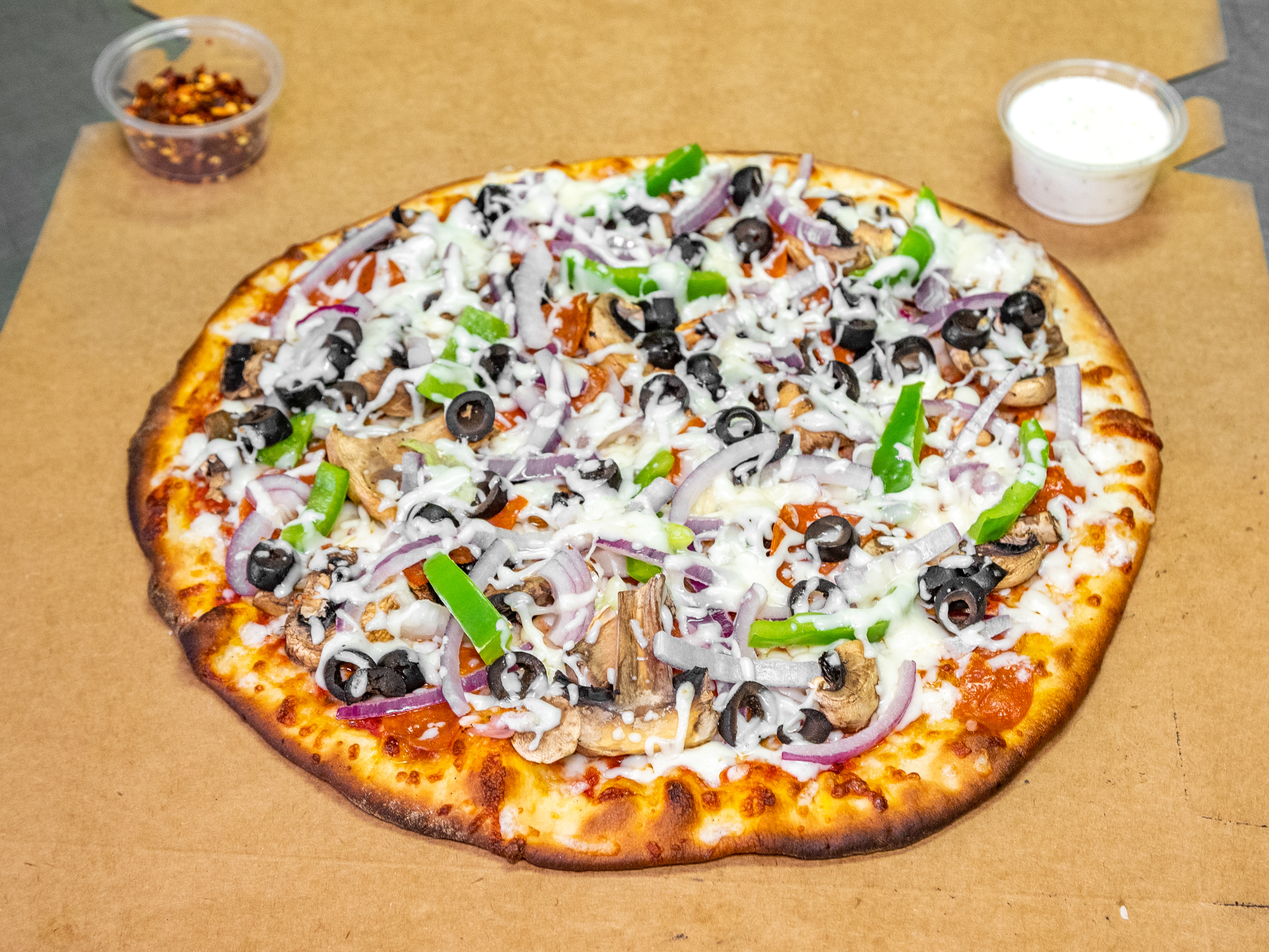 Order Supreme Pizza food online from Venice Pizzeria store, Santa Clarita on bringmethat.com