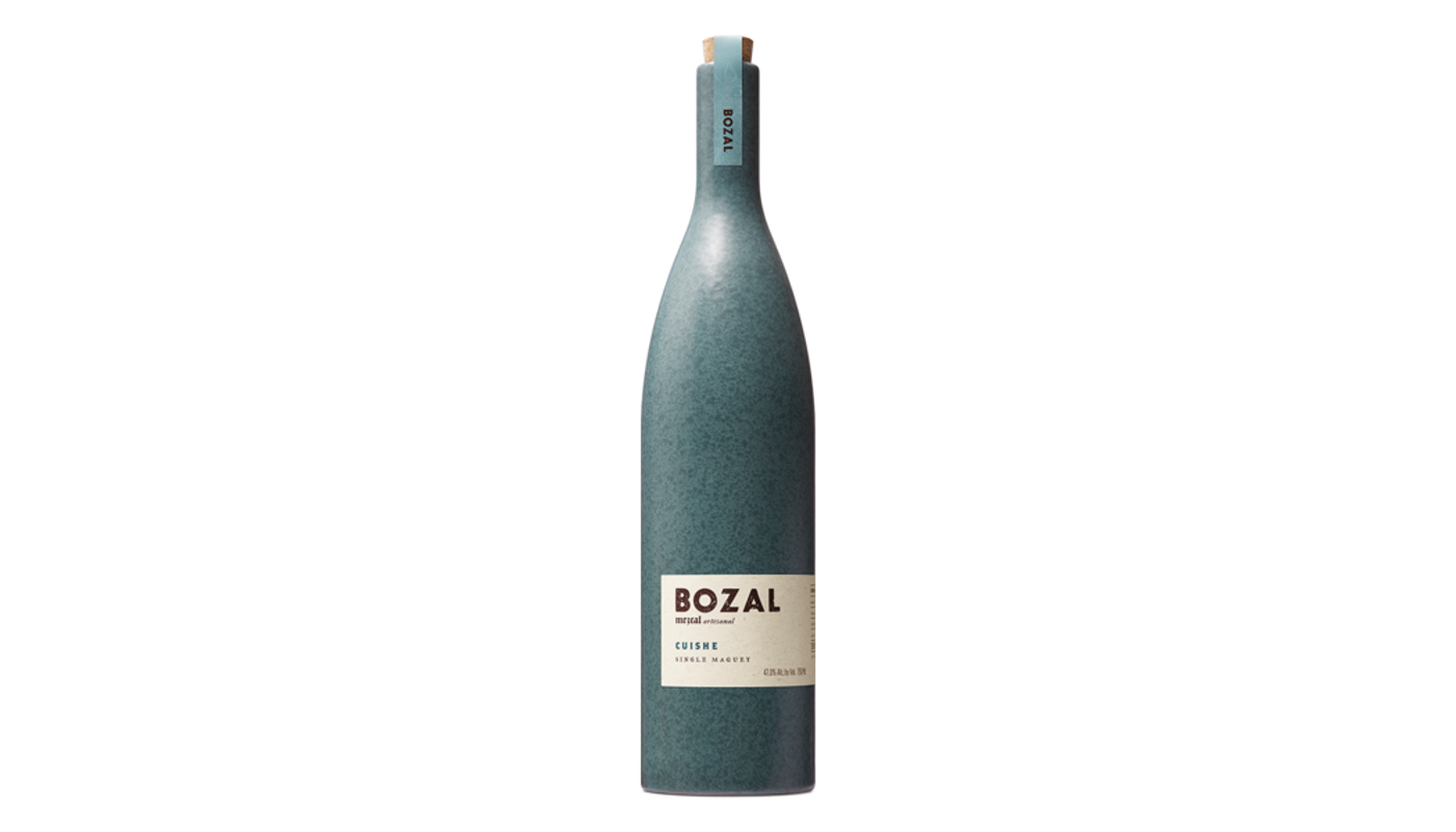 Order Bozal Cuishe Mezcal 750ml Bottle food online from Liquor Palace store, Burbank on bringmethat.com